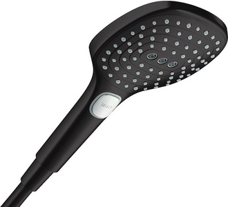 Ручной душ, (цв.черный матовый),  Select E 120 Air 3jet ZZ Hansgrohe Raindance 26520670