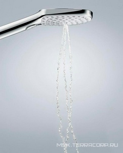 Ручной душ, (цв.черный матовый),  Select E 120 Air 3jet ZZ Hansgrohe Raindance 26520670