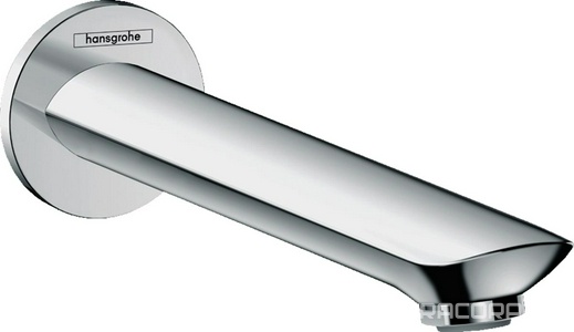 Излив для ванны, встраиваемый в стену, выступ 182мм, G 3/4, (цв.хром),  ZZ Hansgrohe Novus 71320000