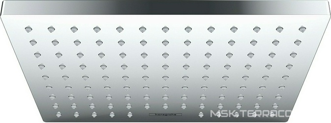 Верхний душ, лейка прямоуг. 230х170мм, 1 тип струи, (цв. хром),  230 1jet EcoSmart ZZ Hansgrohe Vernis Shape 26283000