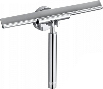 Скребок 265мм, для чиски стекла душевых кабин, держатель в компл., (цв.хром),  ZZ Bemeta Omega 104237012