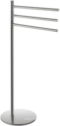 Стойка с тройным поворотным держателем для полотенец, 370хh850мм, (цв.хром),  ZZ Bemeta Omega 104836032