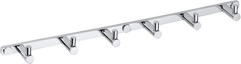 Крючок (планка с 6 крючками),  (цв.хром),  ZZ Bemeta Omega 104606112