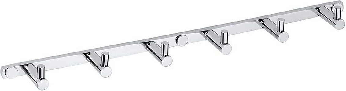Крючок (планка с 6 крючками),  (цв.хром),  ZZ Bemeta Omega 104606112