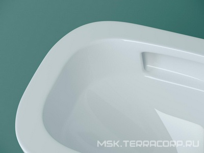 Унитаз подвесной, безободковый, смыв торнадо, крышка микролифт в комплекте Ceramica Nova Union CN4009T