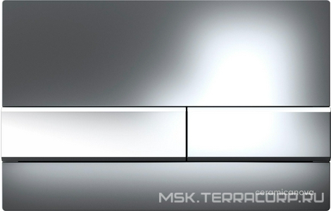 Инсталляция для подвесного унитаза, в комплекте с кнопкой Flat, цвет хром ZZ Ceramica Nova Envision CN1002CH