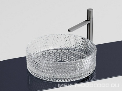 Раковина-чаша накладная Cristal 36х36х11 мм ZZ Ceramica Nova Cristall CN6062