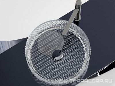 Раковина-чаша накладная Cristal 36х36х11 мм ZZ Ceramica Nova Cristall CN6062