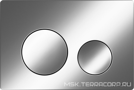 Кнопка смыва для инсталляции , цвет хром матовый Ceramica Nova Balance CN12-001M