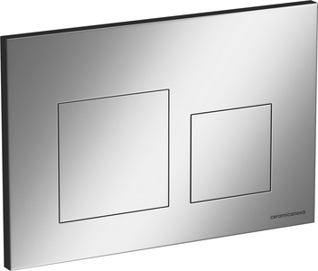 Кнопка смыва для инсталляции , цвет хром матовый Ceramica Nova Balance CN12-002M