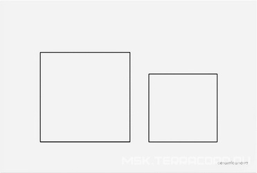 Кнопка смыва для инсталляции Balance, цвет белый глянец