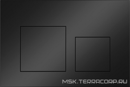 Кнопка смыва для инсталляции , цвет черный матовый Ceramica Nova Balance CN12-002MB