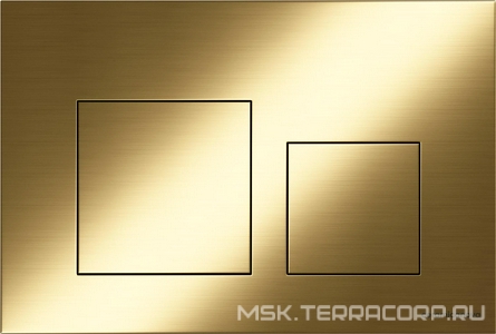 Кнопка смыва для инсталляции , цвет брашированное золото Ceramica Nova Balance CN12-002BG