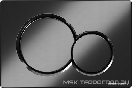 Кнопка смыва для инсталляции , цвет оружейная сталь Ceramica Nova Balance CN12-003GG