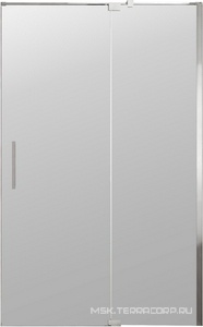 Дверь для душа, в нишу 900-1000хh1950мм, распашн, 1 дверь, 1 неподв.секц, правая/левая, (ст.прозр.8мм Easy Clean, фурн.цв.хром), Экстенза ZZ Vincea Экстенза (Extenza) VDP-4EX9010CL