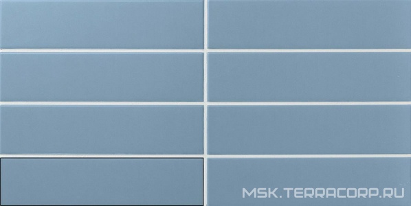 Керамическая плитка для стены APE Ceramica Three-D Flat Blue 5x20 A037253