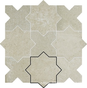 Керамогранит для пола и стены APE Ceramica Antico Casale Otto Ecru 16.8x16.8 A042911