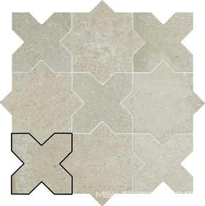 Керамогранит для пола и стены APE Ceramica Antico Casale Quattro Ecru 12x12 A042907