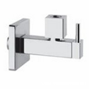 Кран-фильтр квадратный, для подвода воды к смесителю на раковину/биде, на 1/2 / 3/8, (цв. хром), Gessi ZZ Gessi Универсал 01412 031