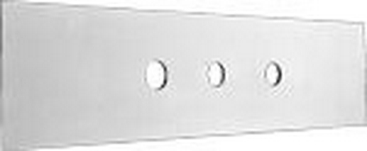 Пластина декорат. универсальная для смесителя на ванну встр. на 3 отв. (цв. хром) Gessi ZZ Gessi Универсал 01663 031