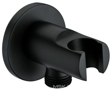 Шланговое подсоединение с держателем лейки, цв. черный ZZ Wasserkraft Универсал A083