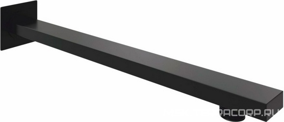 Верхний излив для душа цв. чёрный  ZZ