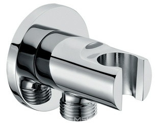 Шланговое подсоединение с держателем, цвет хром ZZ