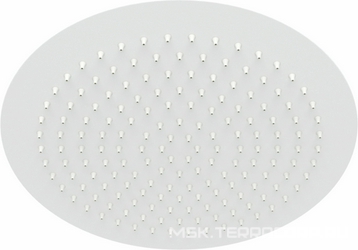 Душевая насадка Mindel A161 круглая d300 мм 168 форсунок нерж.сталь белый Soft-touch ZZ