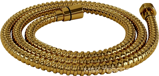 Шланг для душа 150 см, цв.золото глянец, ZZ