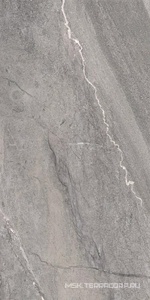 Керамогранит для пола и стены Cersanit Castello Глаз. керамогранит  темно-серый рельеф ректификат  44,8x89,8 17018