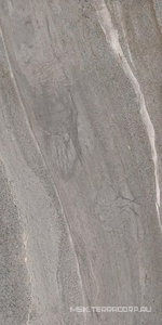 Керамогранит для пола и стены Cersanit Castello Глаз. керамогранит  темно-серый рельеф ректификат  44,8x89,8 17018