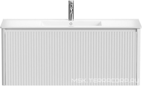 Тумба под раковину, с выкатным ящиком, 1190х450хh500мм, без раковины, (цв.белый матовый),  ZZ Allen Brau Gravity 1.370019.WM