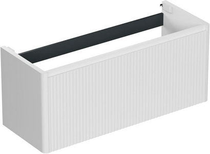 Тумба под раковину, с выкатным ящиком, 1190х450хh500мм, без раковины, (цв.белый матовый),  ZZ Allen Brau Gravity 1.370019.WM