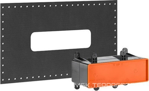 Встраиваемая часть настенного однорычажного смесителя с изливом (цв.хром), Gessi ZZ Gessi Универсал 44697 031