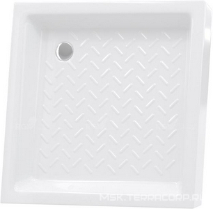 Поддон для душа, квадрат, 90х90хh10см, без сифона, (керамика цв.белый), RGW ZZ RGW Универсал 19170199-01
