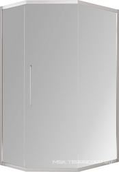 Душевой уголок, трапеция, 90х120х1950, раздвижная дверь, Правая/Левая, (фурн.цв.хром, стекло прозрач.6мм Easy Clean), Passage ZZ