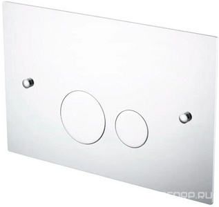 Клавиша двойного смыва ультратонкая для (666), цвет хром ZZ Boheme Универсал 648-CR