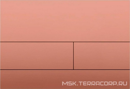 Клавиша двойного смыва для инсталляции TECE,  нерж.сталь, цвет брашированная медь Boheme Универсал 670-CB