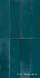 Керамогранит для стены AtlasConcorde Россия Rinascente Fusion Rin.Fu. Cobalto Brick Aurea/Рин.Фьюжн Кобальто Брик Ауреа 600010002454