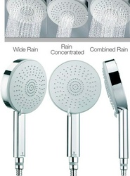 Лейка для душа, ручная, 3 вида струи, (цв.хром), DINAMIKA/3 d 140 mm, Bossini ZZ