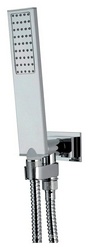 Душевой комплект (лейка, шланг 1500мм, кронштейн с выходом воды 1/2), (цв.хром), Bossini ZZ