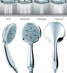 Лейка для душа, ручная, 4 вида струи, (цв.хром), OCEAN4 Bossini KL