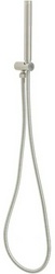 Душевой гарнитур: лейка, шланг 1500мм, кронштейн совмещенный со шланговым подсоединением, (цв.браш.никель),  Allen Brau Priority 5.31019-BN