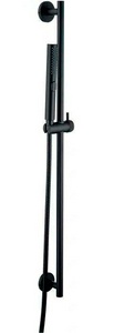 Душевой гарнитур: штанга 858мм, лейка, шланг 1500мм, (цв.черный матовый),  ZZ Allen Brau Priority 5.31010-31