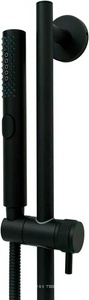 Душевой гарнитур: штанга 858мм, лейка, шланг 1500мм, (цв.черный матовый),  ZZ Allen Brau Priority 5.31010-31