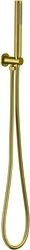 Душевой гарнитур: лейка, шланг 1500мм, кронштейн совмещенный со шланговым подсоединением, (цв.золото браш.),  ZZ Allen Brau Priority 5.31019-GB
