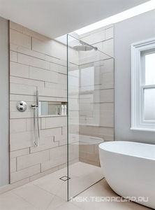 Кронштейн для верхнего душа, стеновой, 350(400)мм, круглый, с подводом воды 1/2, (цв.хром), Paini ZZ Paini Универсал 50CR745T440BI