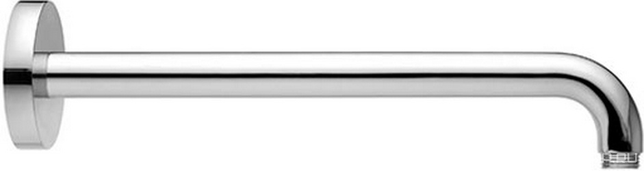 Кронштейн для верхнего душа, стеновой, 400мм, круглый, с подводом воды 1/2, (цв.хром), Paini ZZ Paini Универсал 50CR745T140BI