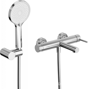 Смеситель для ванны, с ручным душем, держателем и шлангом в компл., (цв.хром), Relax ZZ Cezares relax RELAX-VD-01