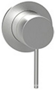 Смеситель для душа, встраиваемый в стену, (внешняя часть, БЕЗ внутренней арт.E186900), (цв.нерж.сталь брашированная AISI 316),  ZZ Almar Modular E180140.316